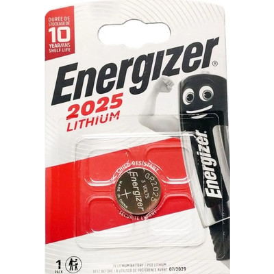 Батарейка Energizer CR2025 Lithium 3V EMG965973 1шт.