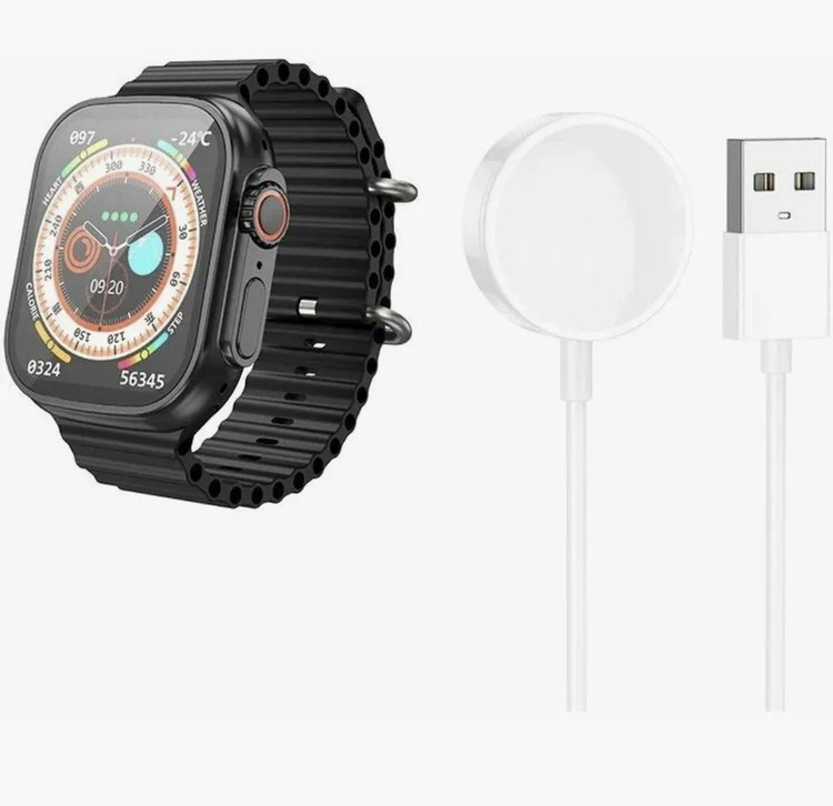 Кликните для увеличения изображения Умные часы Borofone BD3 Ultra 49mm Black, изображение 3