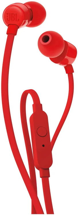 Кликните для увеличения изображения Наушники 3.5мм JBL Tune110 Red красные JBLT110BLU, изображение 2