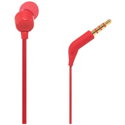 Наушники 3.5мм JBL Tune110 Red красные JBLT110BLU, изображение 3