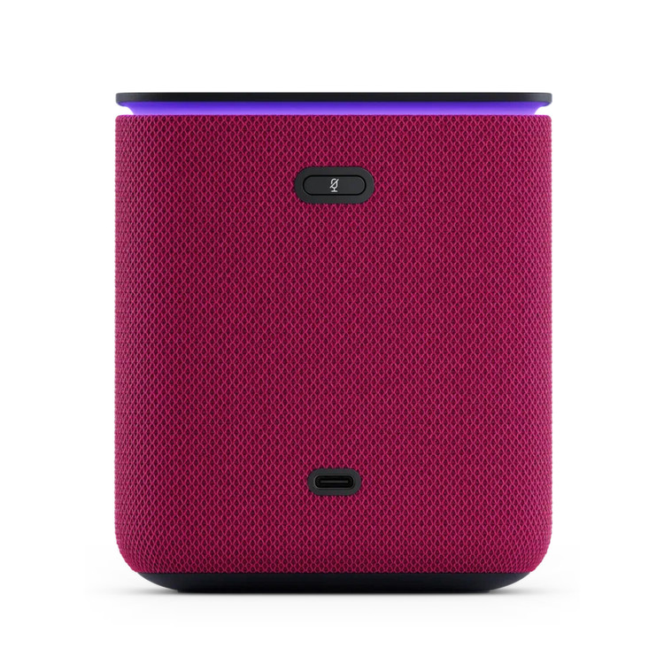 Кликните для увеличения изображения Яндекс Станция Миди 24w малиновая Pink YNDX-00054PNK, изображение 2