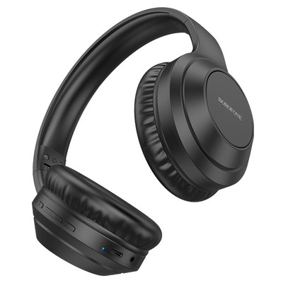 Наушники Bluetooth Borofone BO20 Black накладные, Type-C, изображение 2