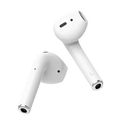 Наушники Bluetooth Borofone BW25 белые вкладыши, Lightning, изображение 4