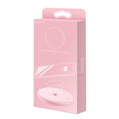 Wireless Charger Baseus Donut Wireless Charger WXTTQ-04 15W 2A Pink, изображение 3