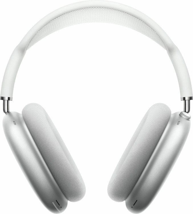 Кликните для увеличения изображения Наушники Bluetooth в стиле Air Pods Max полноразмерные Smart Case Silver 20328191, изображение 2