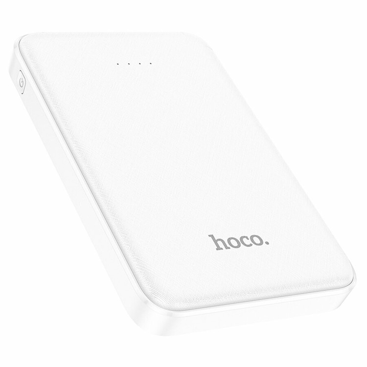 Кликните для увеличения изображения Power Bank 10000 мАч Hoco J93 белый 2xUSB input Type-C + Micro, изображение 3