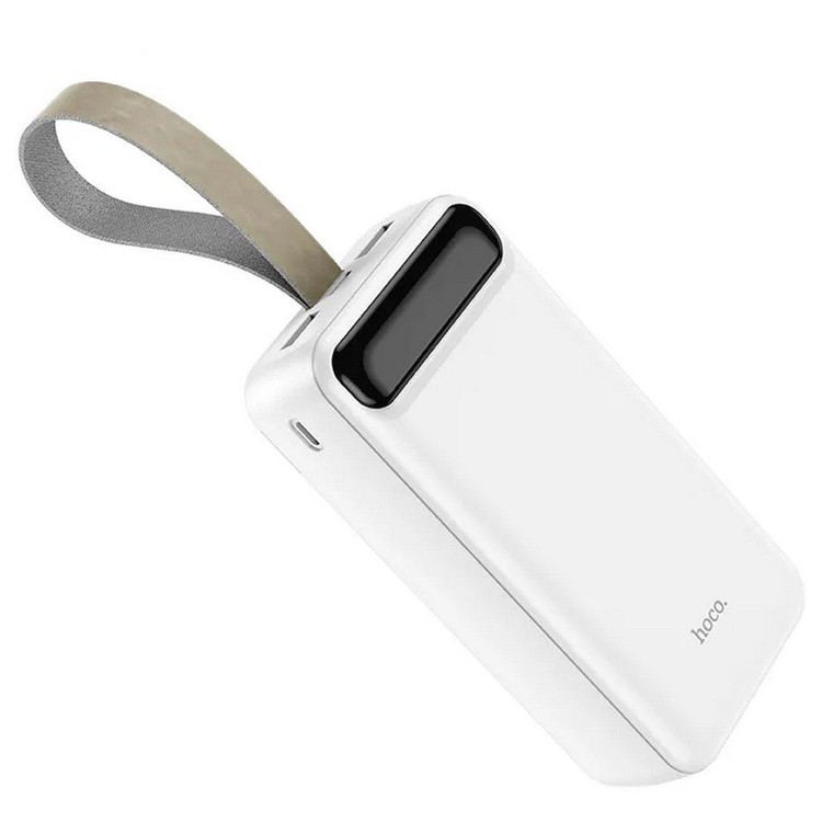 Кликните для увеличения изображения Power Bank 30000 мАч Hoco PK-09 белый 2xUSB + PD 22.5W input Type-C + Micro, изображение 2