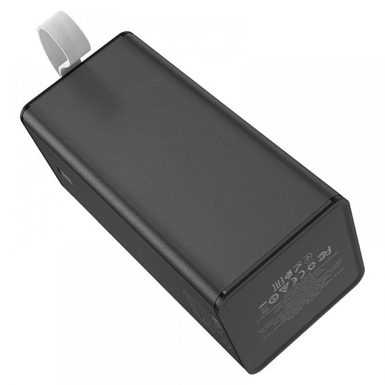 Кликните для увеличения изображения Power Bank 50000 мАч Hoco J86A Powermaster 22.5W Black 2xUSB input Type-C + Micro, изображение 4