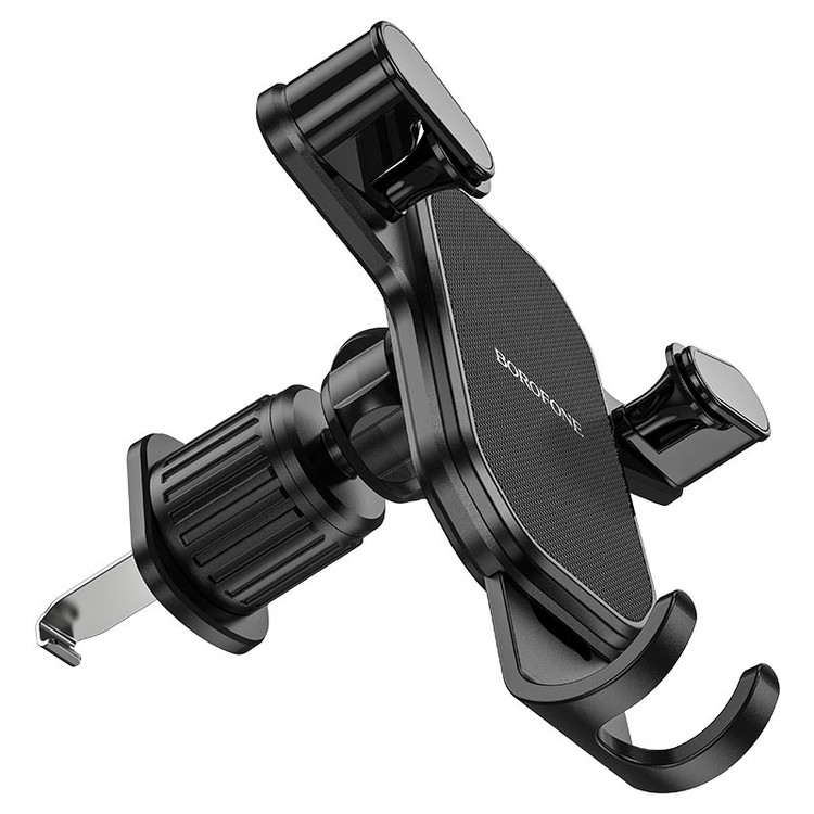 Авто-держатель Borofone BH76 зажимная пружина, в воздуховод черный, изображение 2