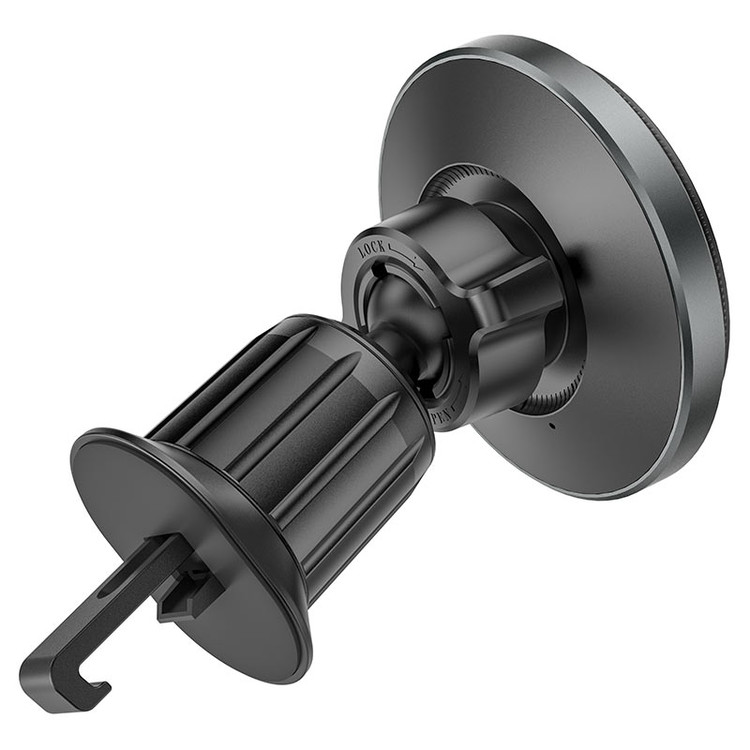 Кликните для увеличения изображения Авто-держатель Borofone BH77 MagSafe захват магнитный в воздуховод чёрный, изображение 3