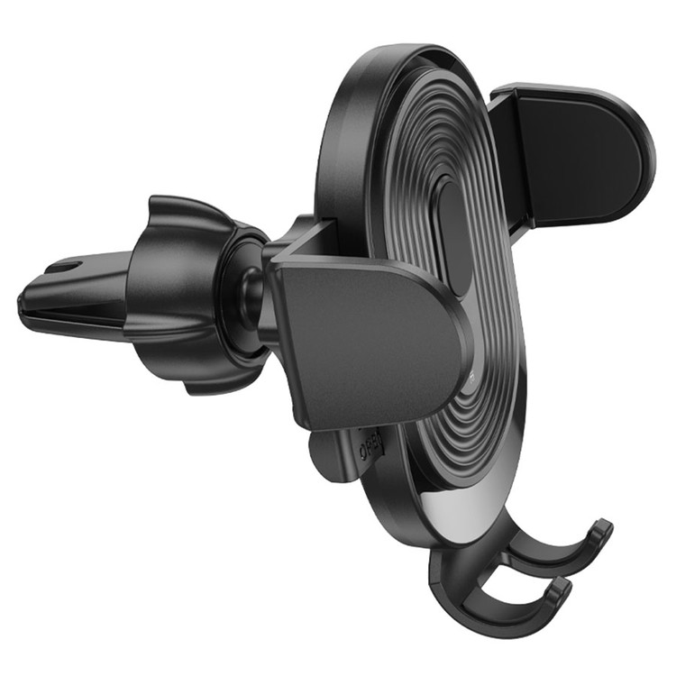 Авто-держатель Borofone BH84 зажимной автомат, в воздуховод черный, изображение 2