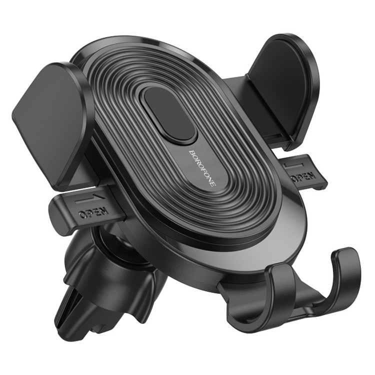 Авто-держатель Borofone BH84 зажимной автомат, в воздуховод черный, изображение 4