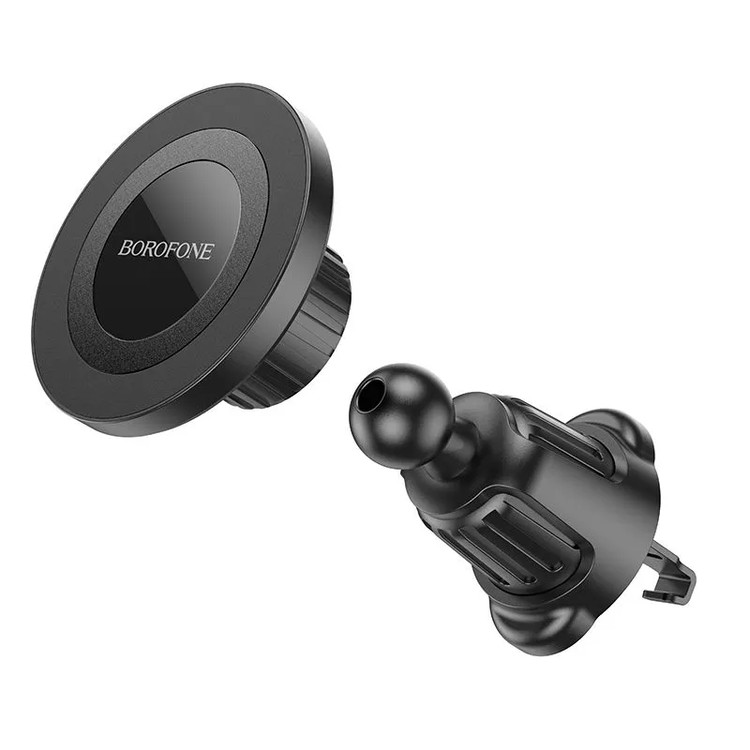 Кликните для увеличения изображения Авто-держатель Borofone BH90 магнитный в воздуховод чёрный, изображение 5