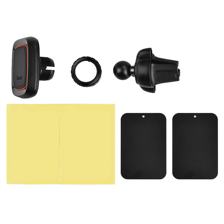 Кликните для увеличения изображения Авто-держатель Hoco CA23 магнитный в воздуховод черный, изображение 3