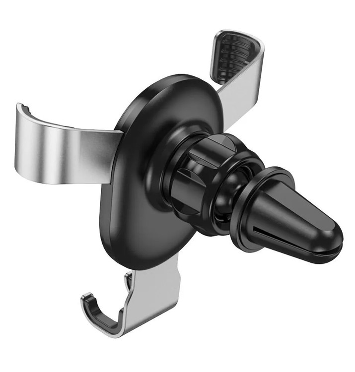 Авто-держатель Hoco CA56 Plus Gravity в воздуховод серебро, изображение 3