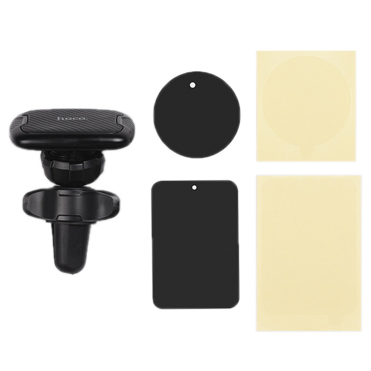 Кликните для увеличения изображения Авто-держатель Hoco CA65 Sagittarius магнитный в воздуховод черный, изображение 4