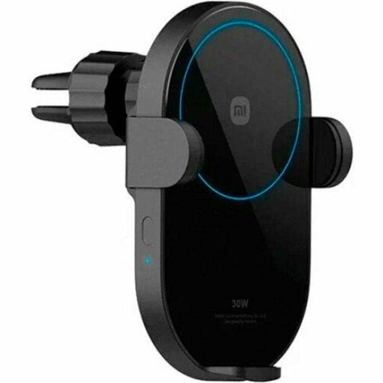 Кликните для увеличения изображения Авто-держатель Xiaomi MI Wireless Car Charger 30W W03ZM BHR7063CN в воздуховод Black, изображение 2