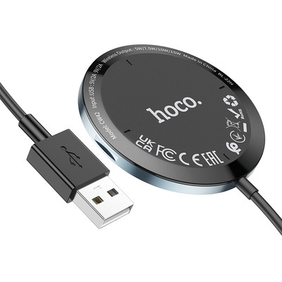 Авто-держатель Hoco CW42 MagSafe зарядка 15W Desktop/in Сar магнитный в воздуховод Black, изображение 4