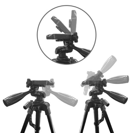 Кликните для увеличения изображения Штатив Tripod SMJ F-3366T выдвижной от 55 до 141 см, изображение 2