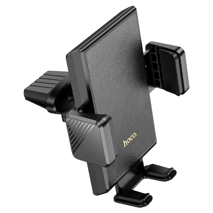 Кликните для увеличения изображения Авто-держатель Hoco H48 Precious зажимной, в воздуховод черный, изображение 2