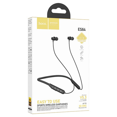 Наушники Bluetooth Hoco ES64 Easy Sound Sports на шею, Type-C, изображение 3