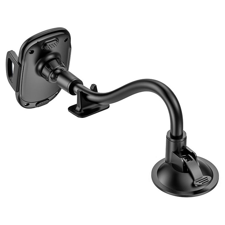 Кликните для увеличения изображения Авто-держатель Borofone BH54 Racer зажимной, присоска, гибкая штанга черный, изображение 3