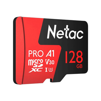 Карта памяти MicroSD 128Gb Class 10 Netac P500 Extreme Pro U3 A1 V30 100Mb/s NT02P500PRO-128G-S, изображение 3