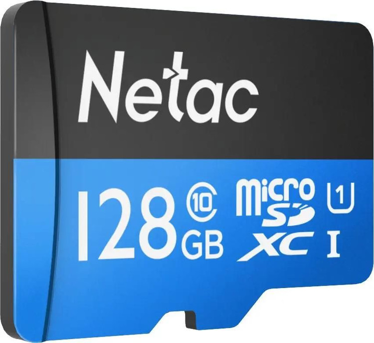 Кликните для увеличения изображения Карта памяти MicroSD 128Gb Class 10 Netac P500 Standart UHS-1 + адаптер NT02P500STN-128G-R, изображение 2