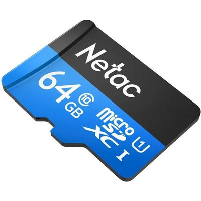 Карта памяти MicroSD 64Gb Class 10 Netac P500 Standard U1 A1 V10 90Mb/s NT02P500STN-064G-S, изображение 3