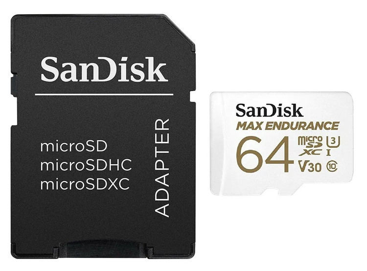 Карта памяти MicroSD 64Gb Class 10 SanDisk Max Endurance U3 4K SDSQQVR-064G-GN6IA, изображение 2