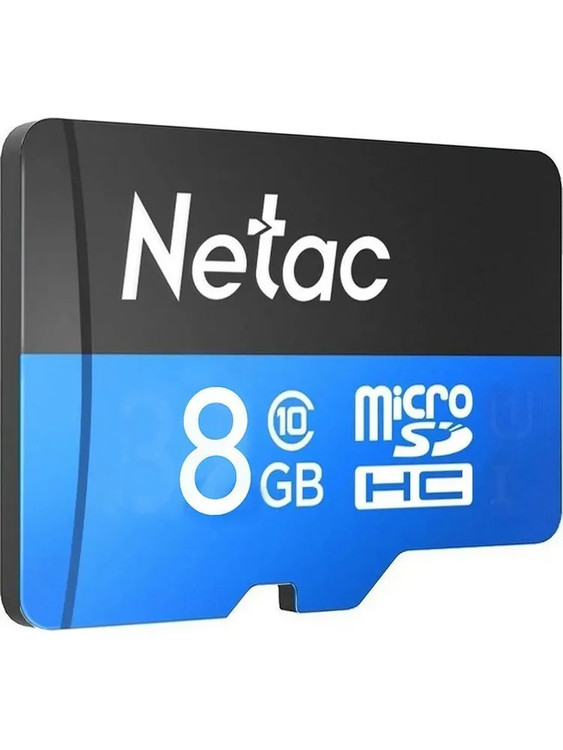 Кликните для увеличения изображения Карта памяти MicroSD 8Gb Class 10 Netac P500 Standard без адаптера NT02P500STN-008G-S, изображение 2