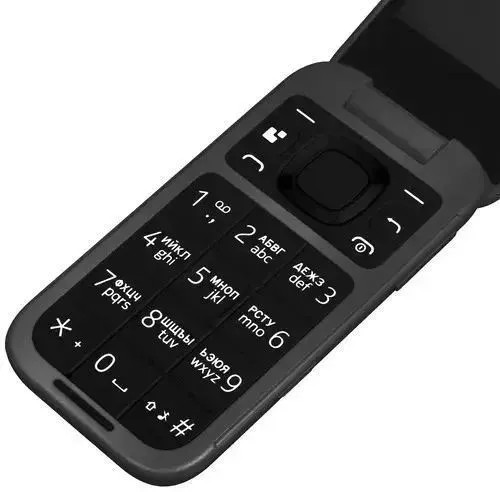 Кликните для увеличения изображения Nokia 2660 Flip TA-1469 DS Black RU (EAC) SKU: 1GF011PPA1A01, изображение 4
