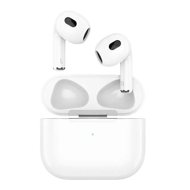 Кликните для увеличения изображения Наушники Bluetooth Hoco EW46 Khaki Cat Orange Case + белые вкладыши, Lightning, изображение 3