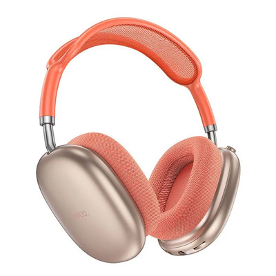 Наушники Bluetooth Hoco W55 Pleasing Pink полноразмерные, Type-C