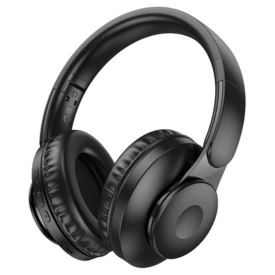 Наушники Bluetooth Hoco W45 Enjoy Black полноразмерные, Type-C, изображение 1