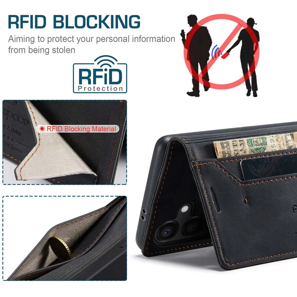 Чехол для Samsung A15 книжка с магнитом AutSpace Black с магнитом, изображение 9