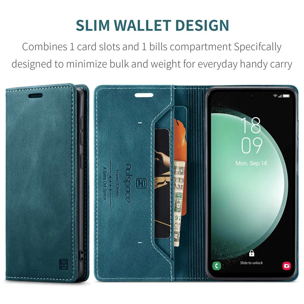 Чехол для Samsung A16 книжка с магнитом AutSpace Green с магнитом, изображение 9