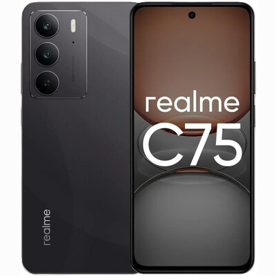 Realme C75 8/256Gb Storm Black RU (EAC) RMX3941, изображение 1