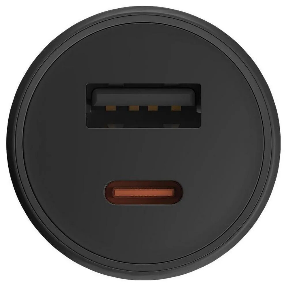 Кликните для увеличения изображения Авто зарядка Xiaomi 1A1C 2 порта PD+USB =43W Max BHR7989CN MDY-16-EQ Black, изображение 2