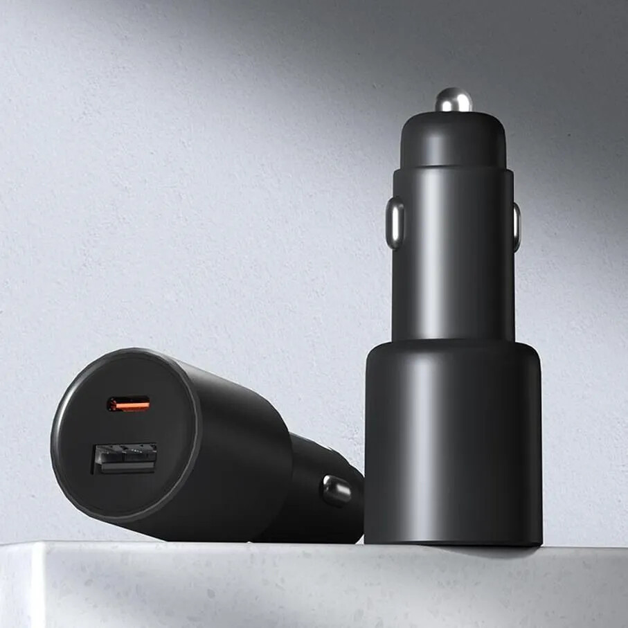 Кликните для увеличения изображения Авто зарядка Xiaomi 1A1C 2 порта PD+USB =43W Max BHR7989CN MDY-16-EQ Black, изображение 3