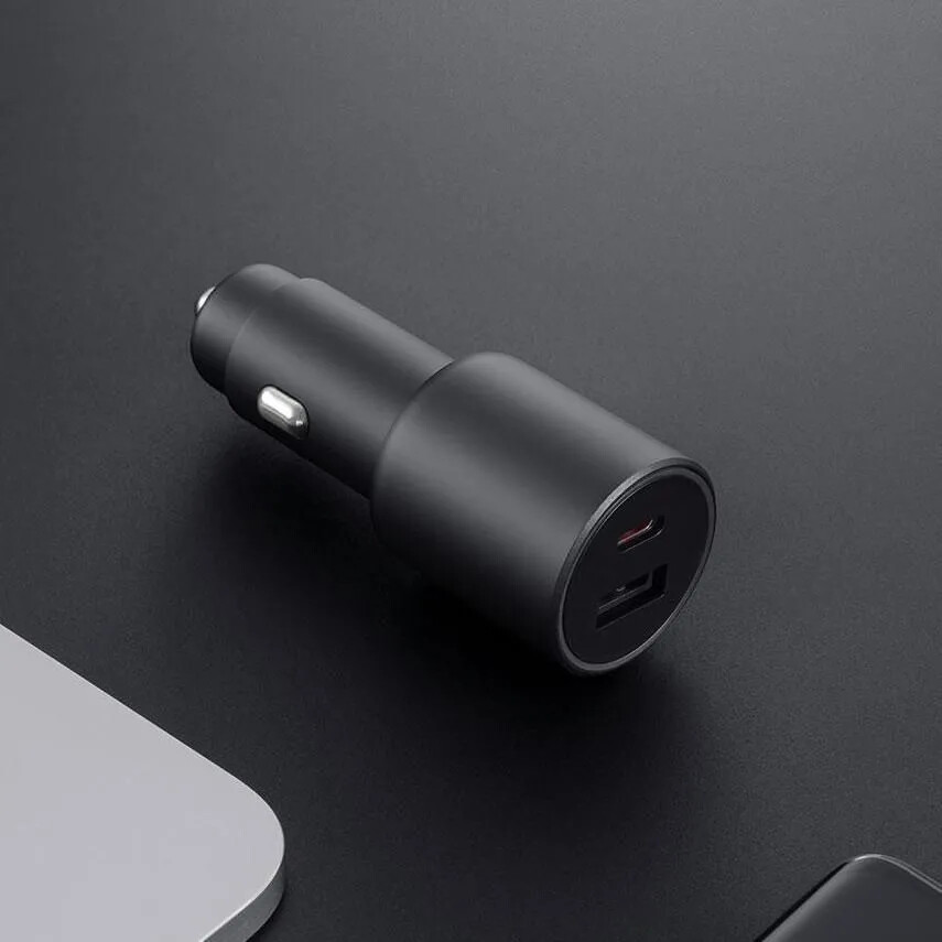 Кликните для увеличения изображения Авто зарядка Xiaomi 1A1C 2 порта PD+USB =43W Max BHR7989CN MDY-16-EQ Black, изображение 4