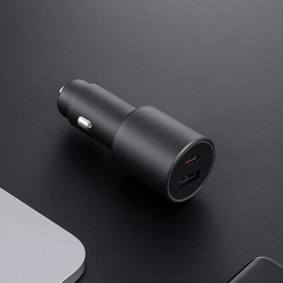 Авто зарядка Xiaomi 1A1C 2 порта PD+USB =43W Max BHR7989CN MDY-16-EQ Black, изображение 4