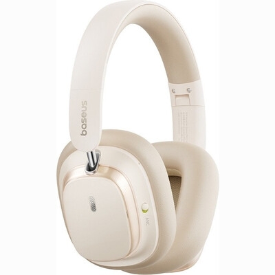 Наушники Bluetooth Baseus Bowie H1s Stellar White A00075301223-00 накладные, Type-C, изображение 3